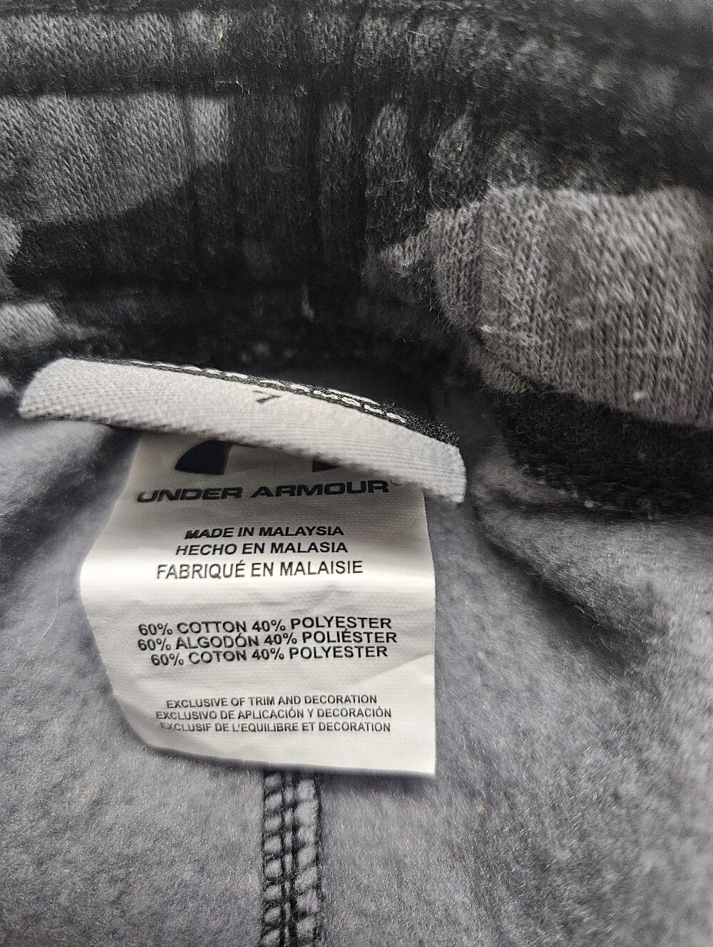 Under Armour as pictured